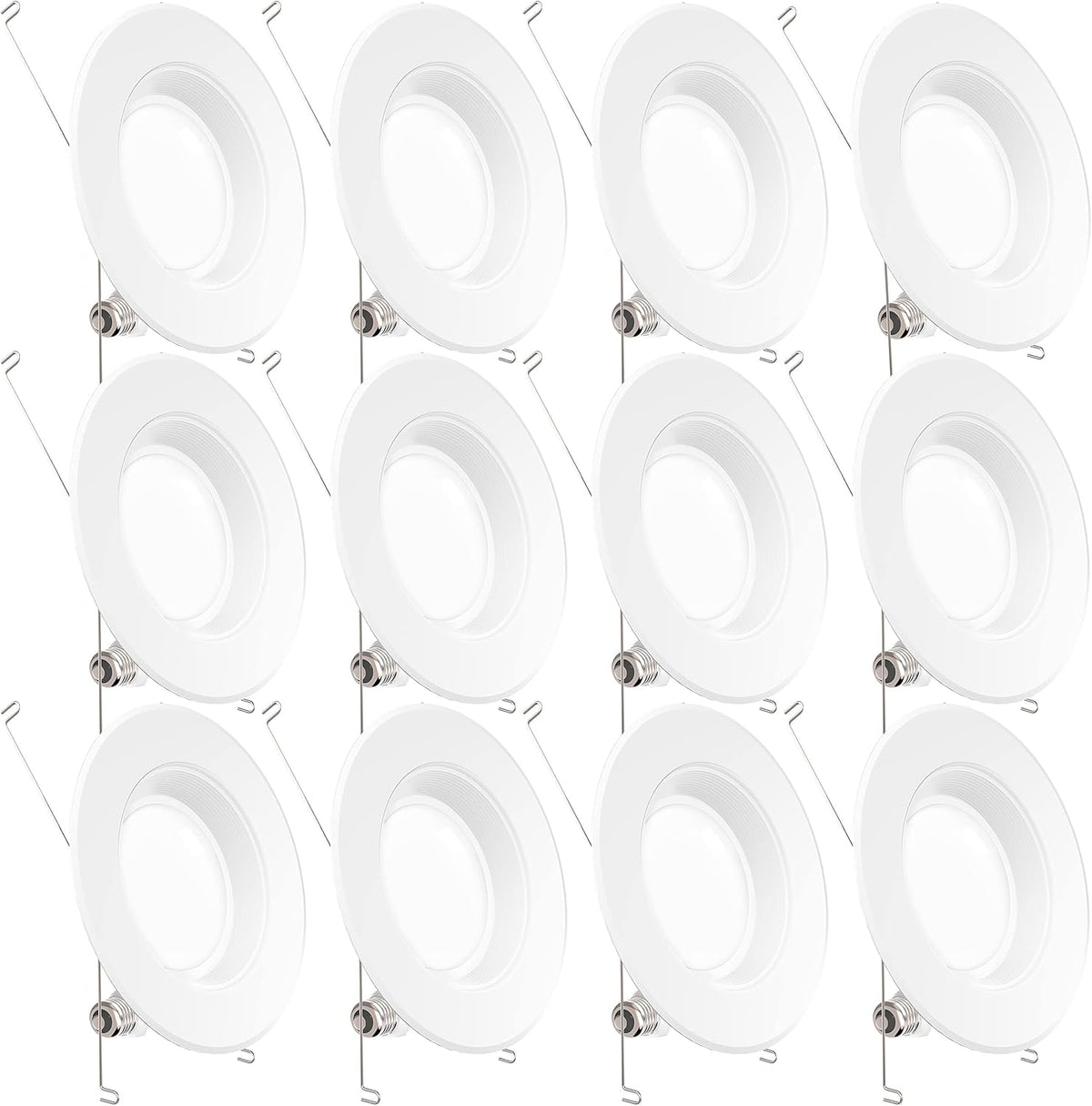 12 Pack 5/6 Inch LED Can Lights Dimmable 3000K Warm White W55806