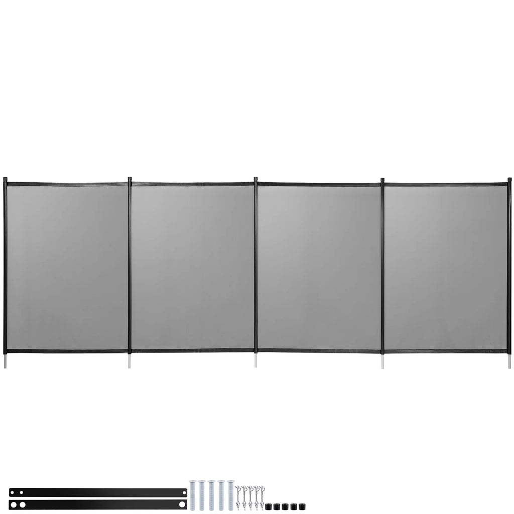 Black 4 x 48 ft Removable Pool Fence Mesh S5434