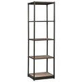 4 Shelf Bookcase in Salt Oak C27163