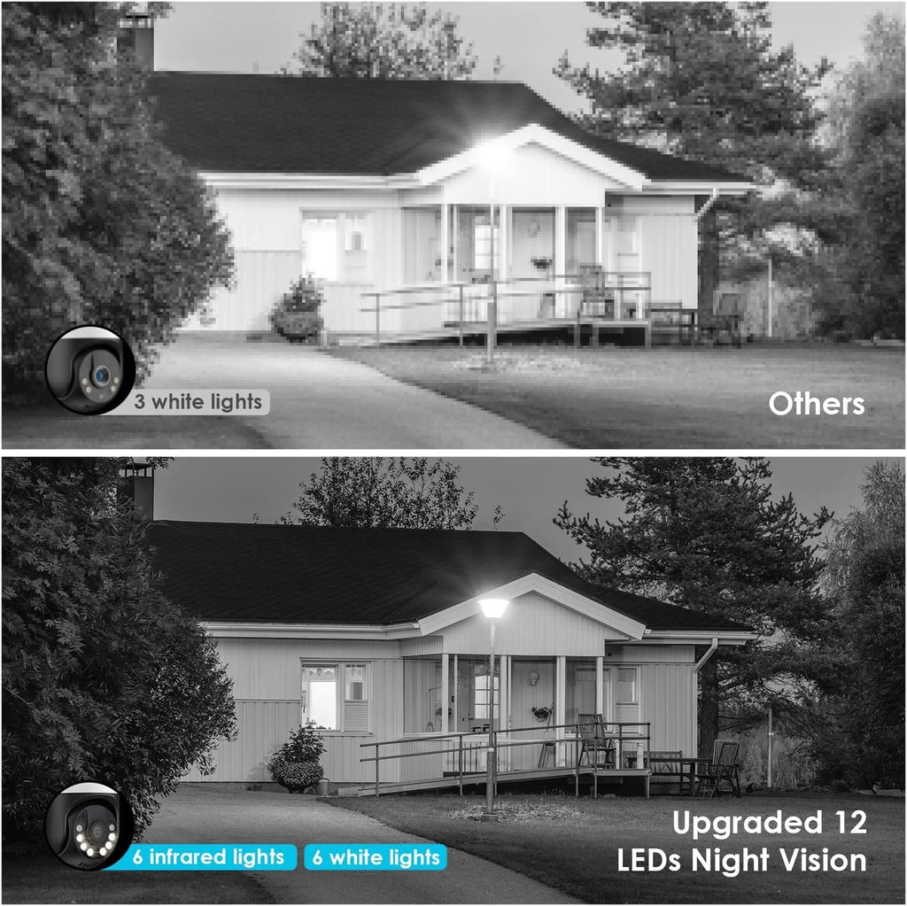 1080P HD Full Color Night Vision Wireless WiFi Security Camera A9489