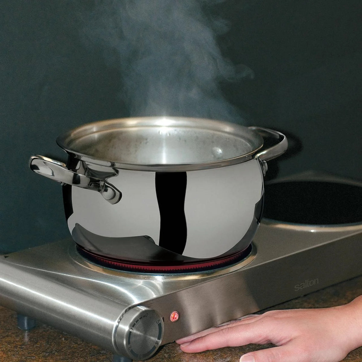Portable Infrared Cooktop Double Y97974
