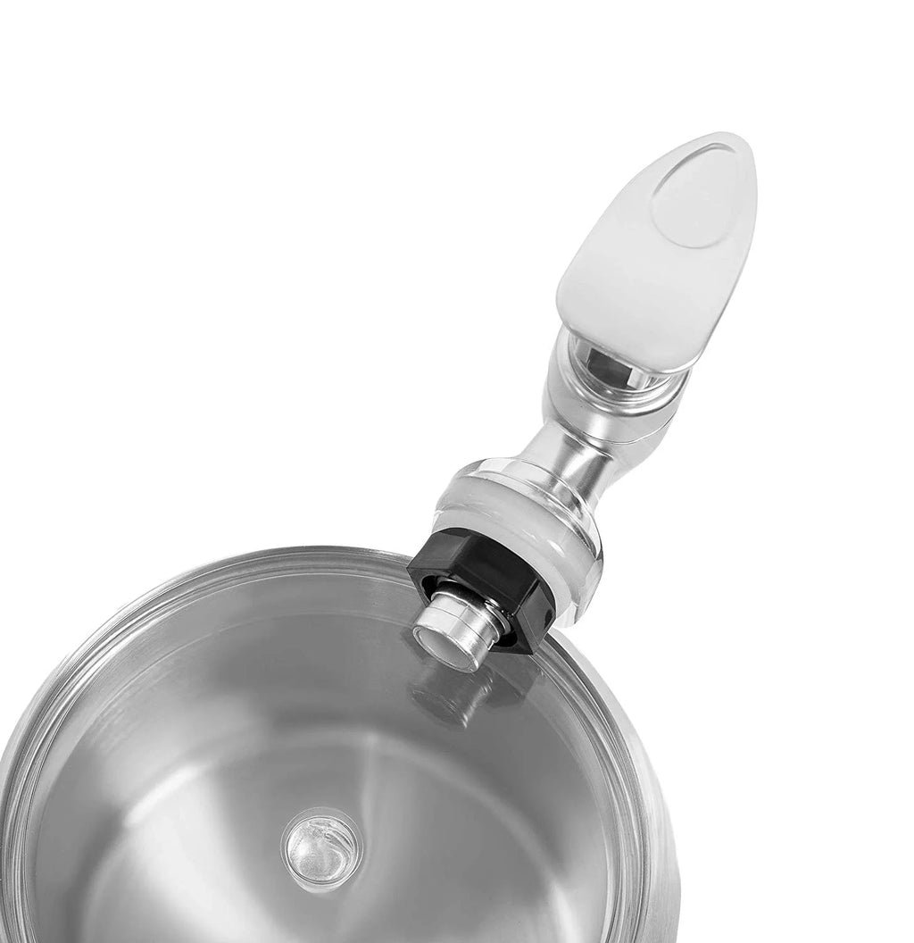 1.5 Gallon Stainless Steel Beverage Dispenser with Ice Container, Stand & Spigot G8978