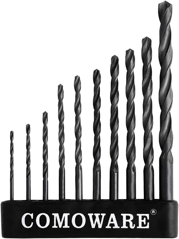 115Pcs M35 High Speed Steel Twist Drill Bit Set with Metal Indexed Storage Case W147