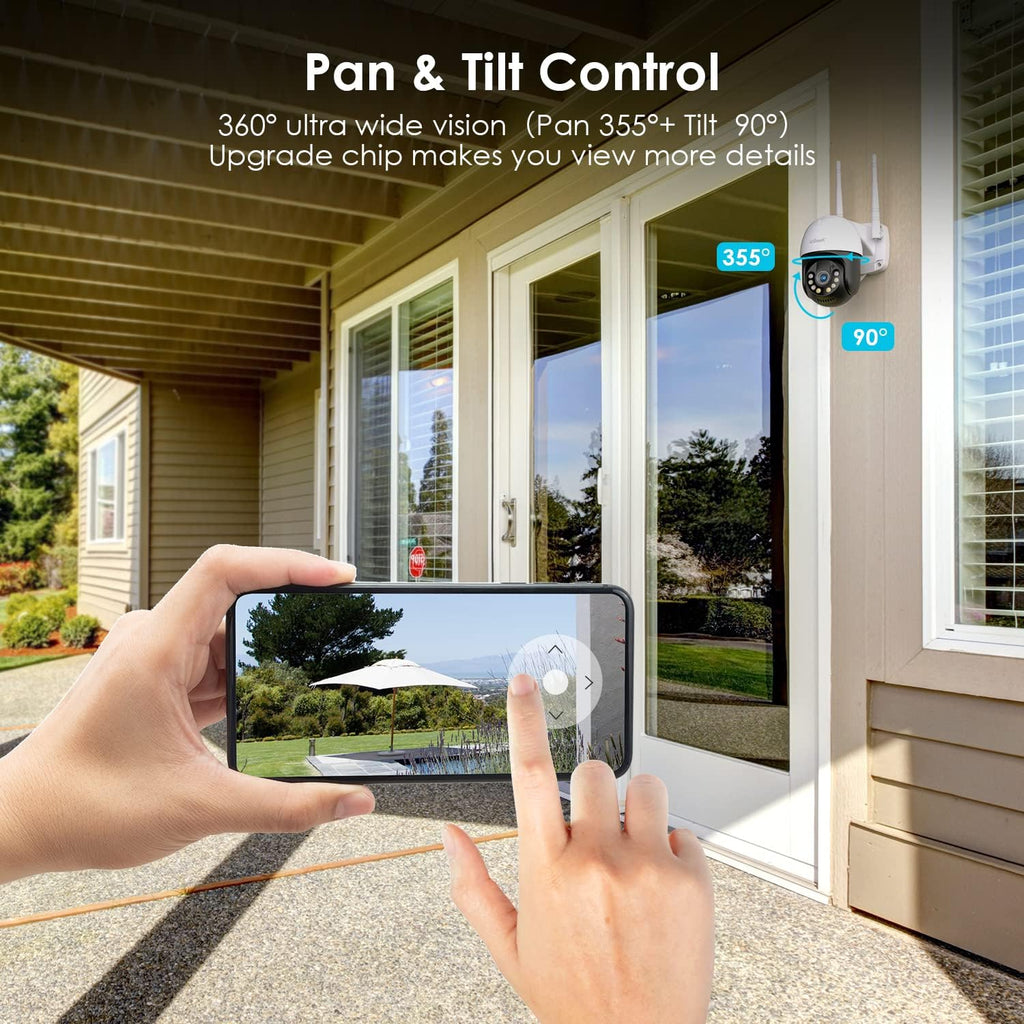 1080P HD Full Color Night Vision Wireless WiFi Security Camera A9489