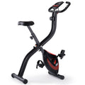 Folding Stationary Exercise Bike with LCD Monitor A873