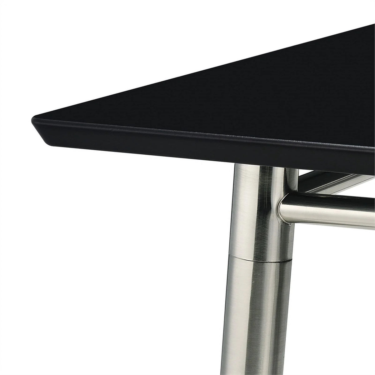 Rectangle Coffee Table with Engineered Wood Black Top B1716