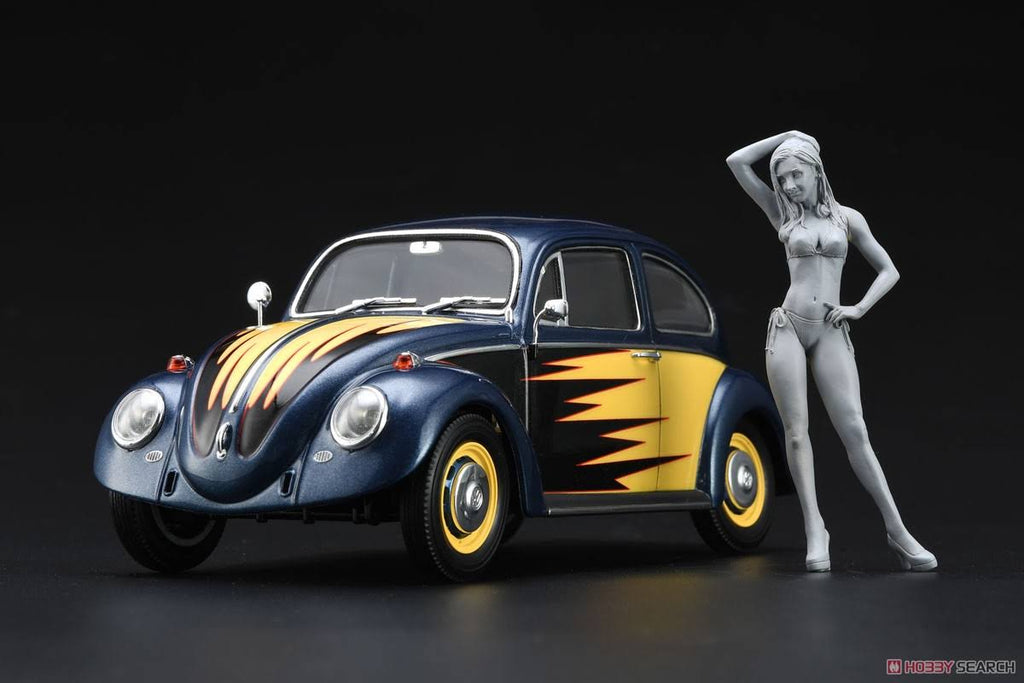 1/24 Scale Volkswagen Beetle Kit with Figure Y40971
