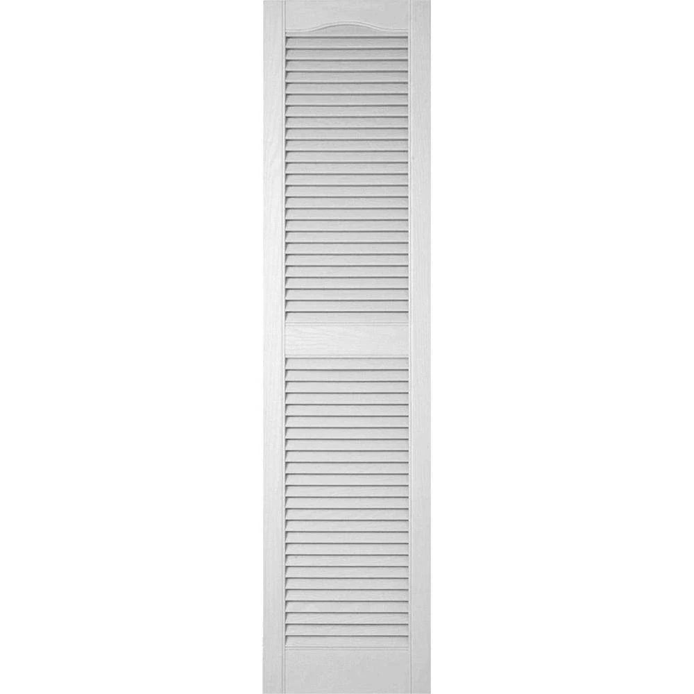 12x22W x 72x22H Vinyl Open Louver Shutters R1055