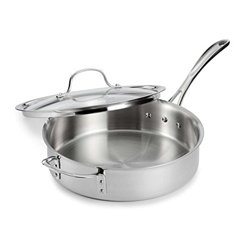 10 Piece Tri-Ply Stainless Steel Cookware Set W297