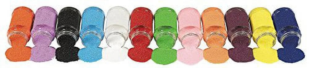 12 Pieces Craft Sand Assortment Z5019