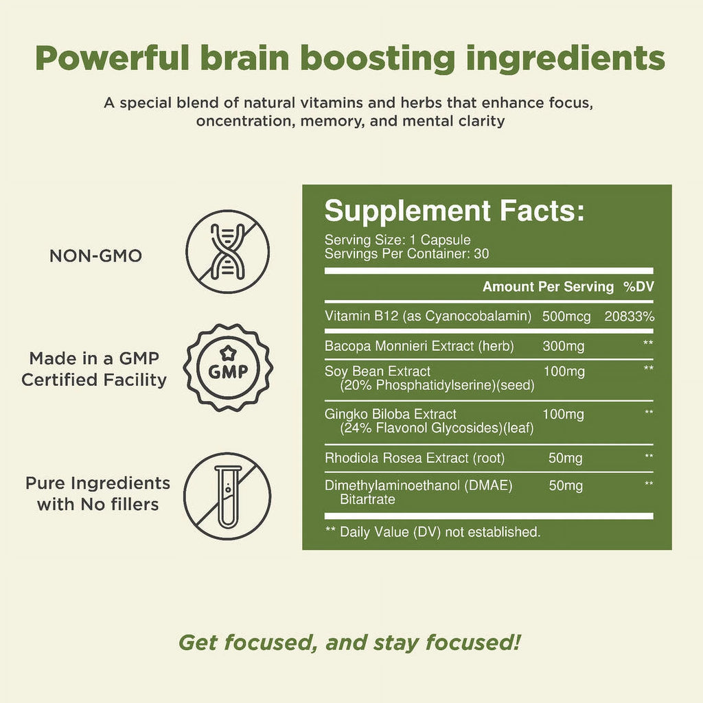 Memory Supplement 30 Capsules O738046