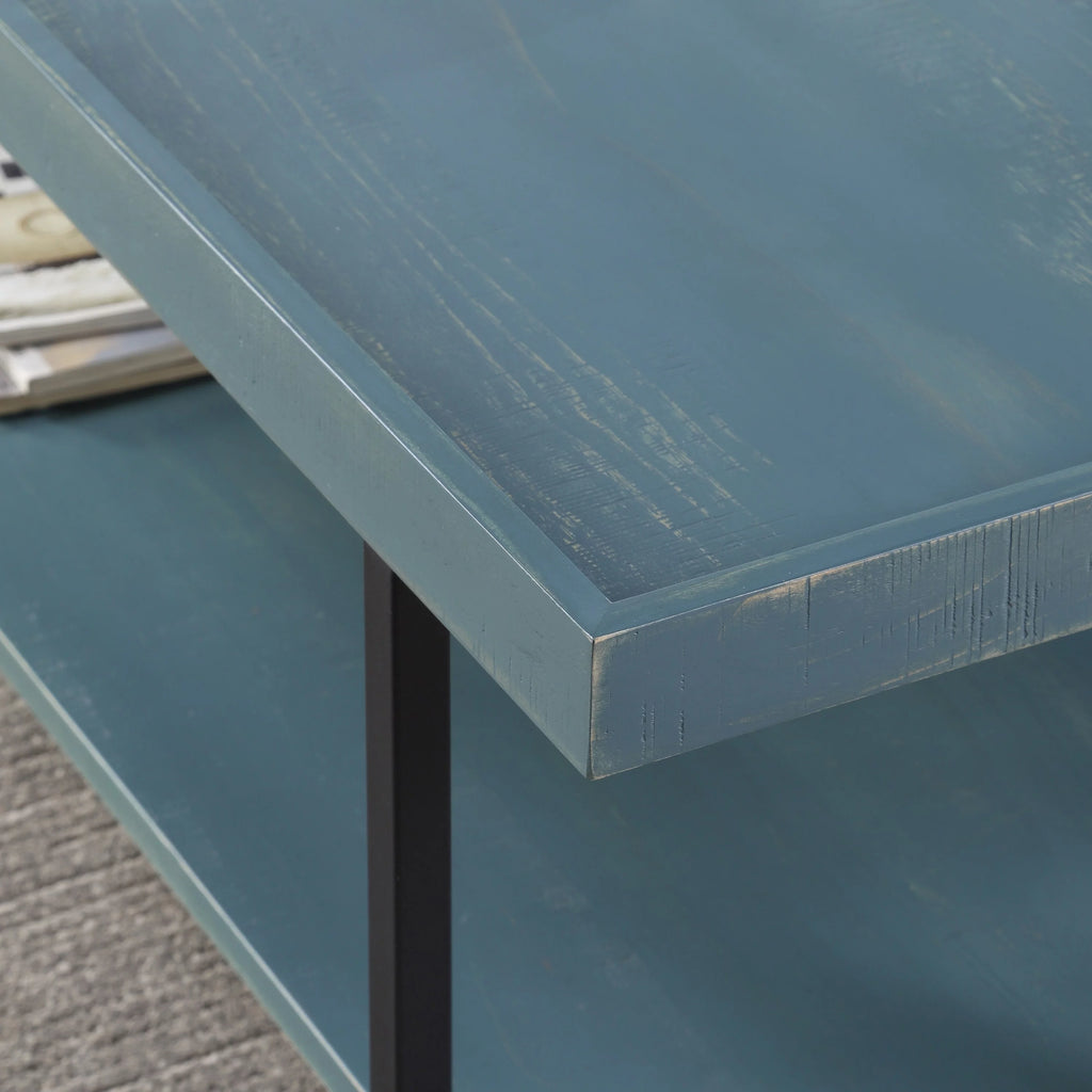 47-inch Metal 1-Shelf Coffee Table M89667