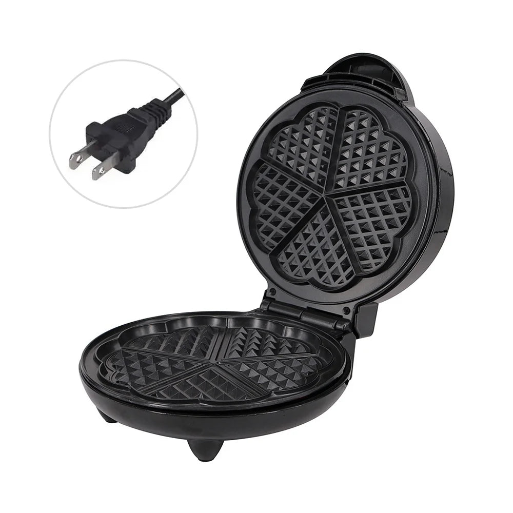 1000W Heart-Shaped Waffle Maker Iron R73076