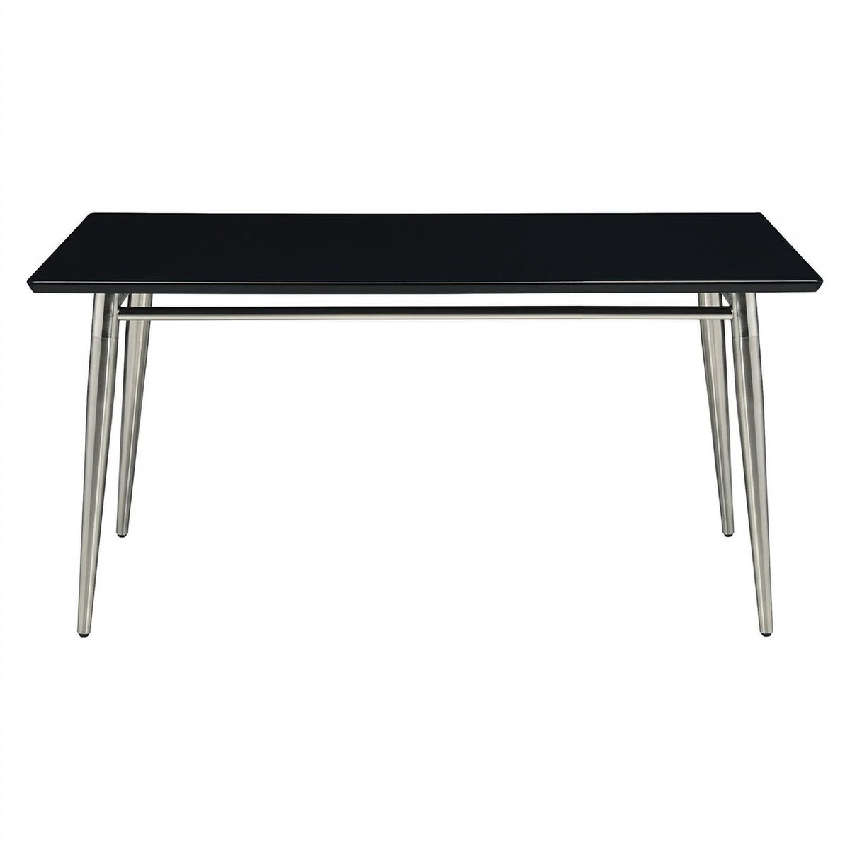 Rectangle Coffee Table with Engineered Wood Black Top B1716