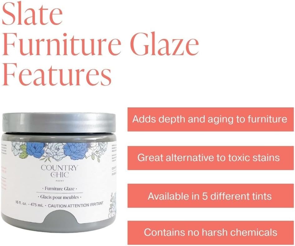 Slate Grey Antique Patina Special Effects Glaze (4 oz) Q432105