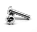 #8-32 x 1 3/4 Coarse Thread Machine Screw Combo Pan Head Low Carbon Steel Zinc Plated R936