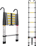 10.5ft Aluminum Telescoping Ladder with Hook T42799