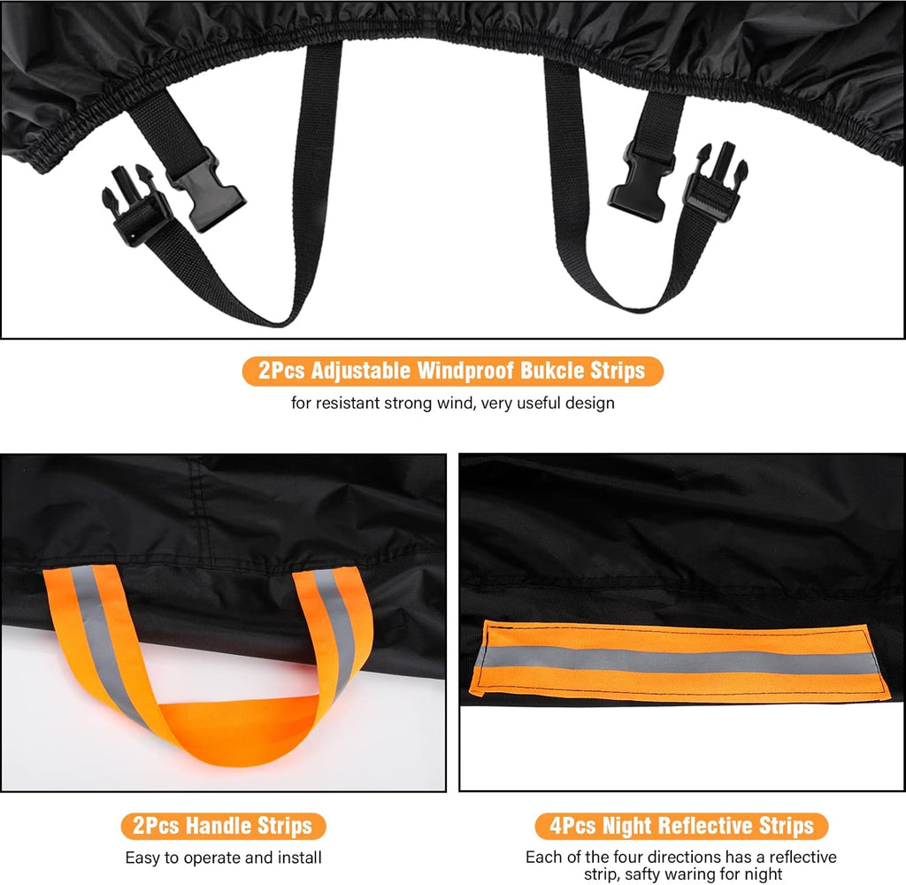 126 inch Waterproof Heavy Duty 420D Oxford Cloth UTV Cover V84329