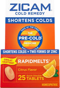 Citrus Flavor 25 Count Zinc Cold Remedy O370707