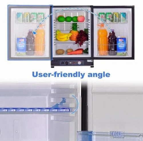 1.4 Cu ft 3 Way Propane Gas Mini Refrigerator Reversible Door W465