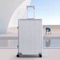 28in Silver Hard Shell Carry On Luggage with Wheels E891