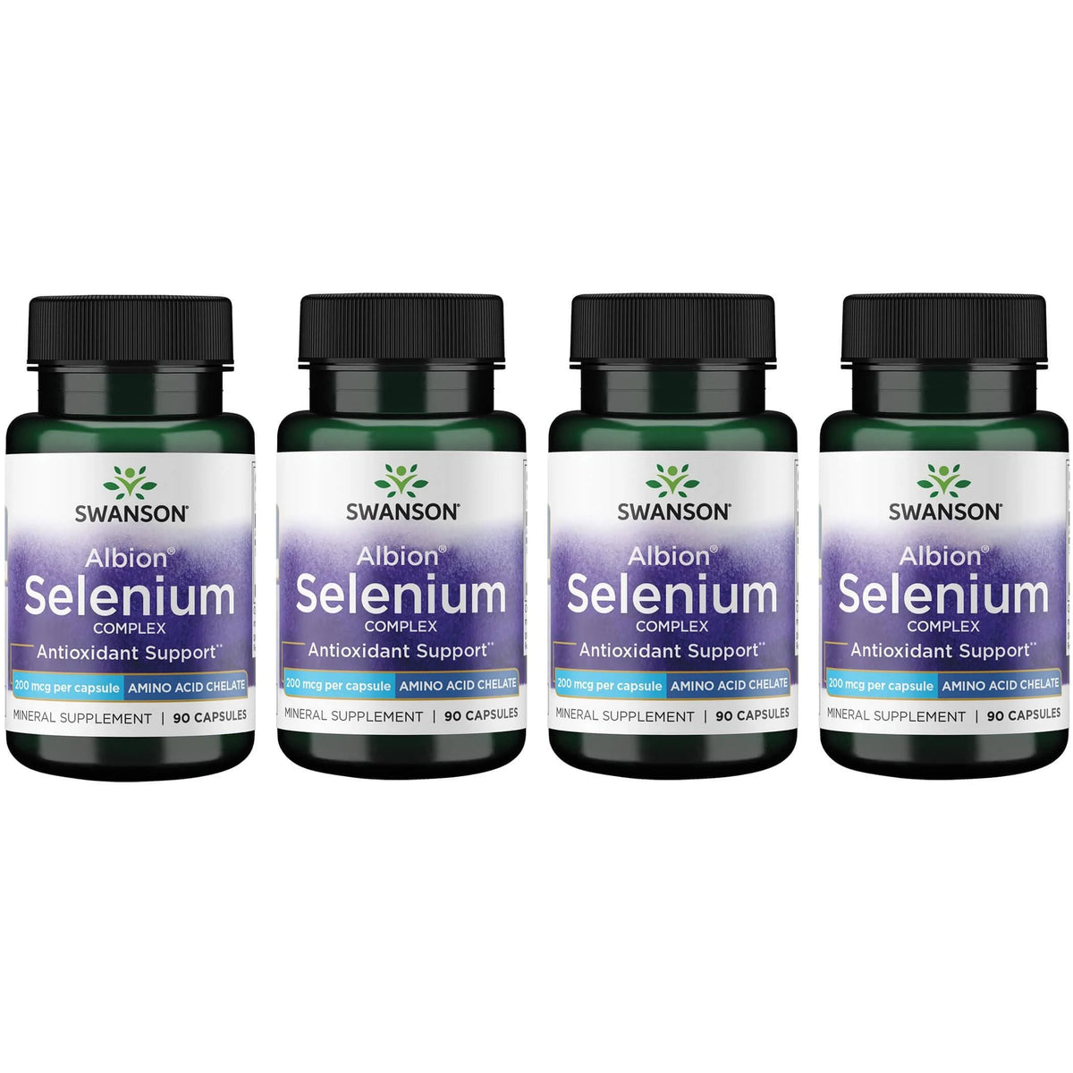 Selenium Complex 200 mcg 90 Caps 4 Pack C21981