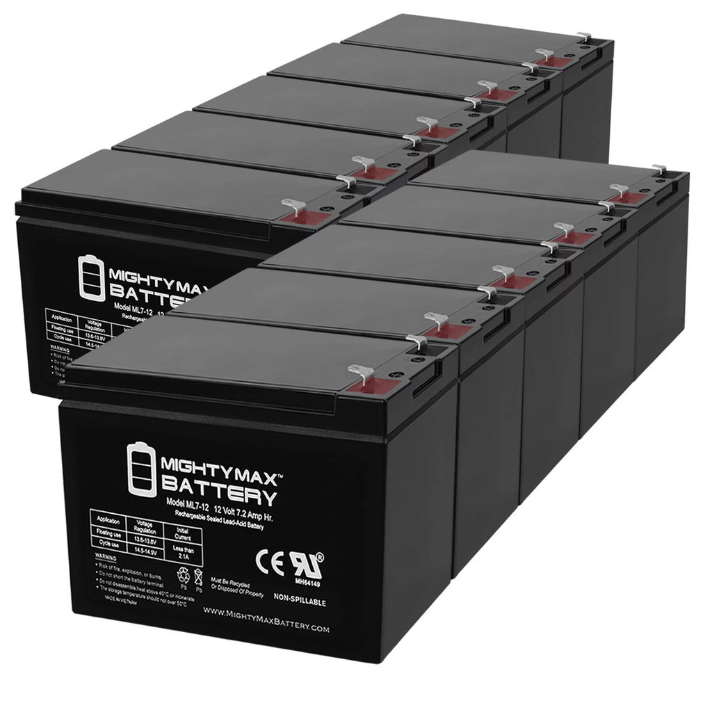 12 Volt 7ah Rechargeable Battery with F1 Terminals K838061