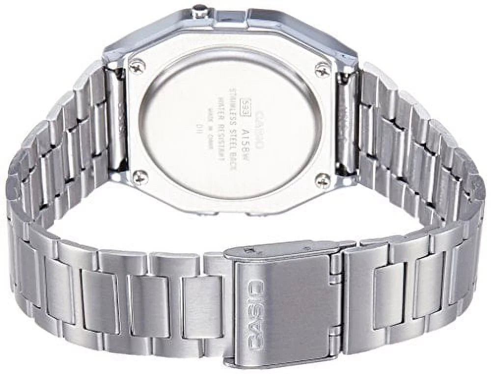 Silver Stainless Steel Digital Watch S14779