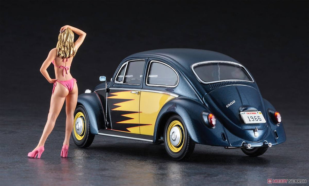 1/24 Scale Volkswagen Beetle Kit with Figure Y40971