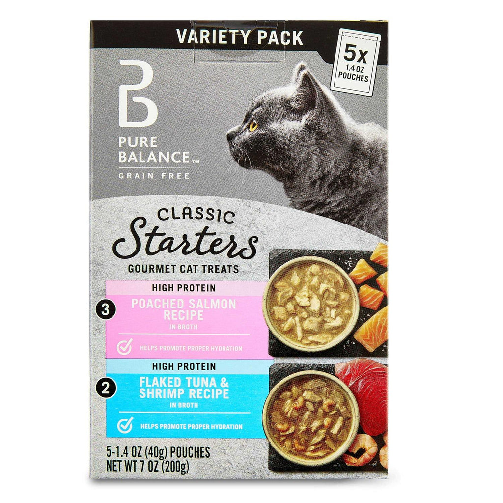 Salmon Tuna & Shrimp Recipe Cat Treats P137159