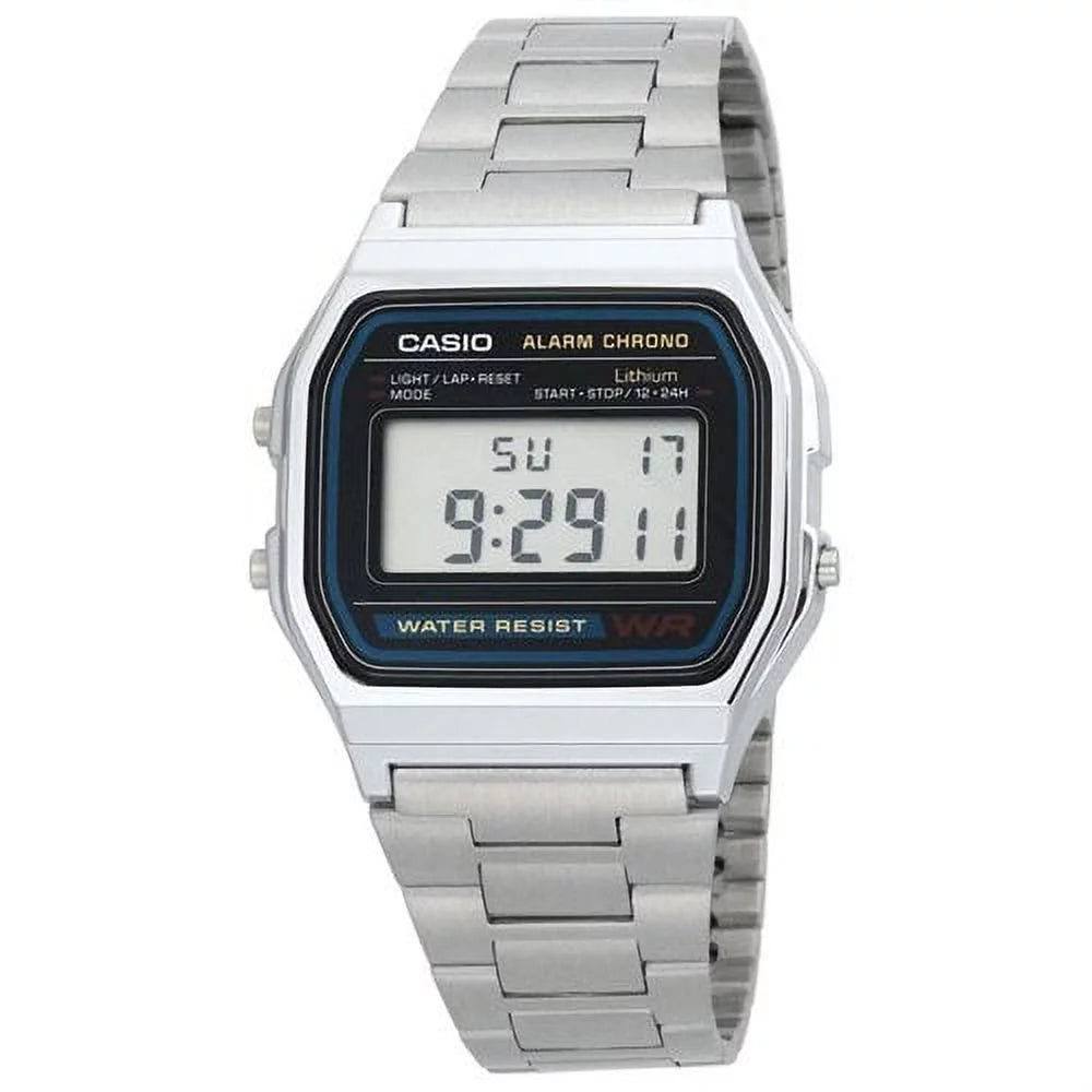 Silver Stainless Steel Digital Watch S14779