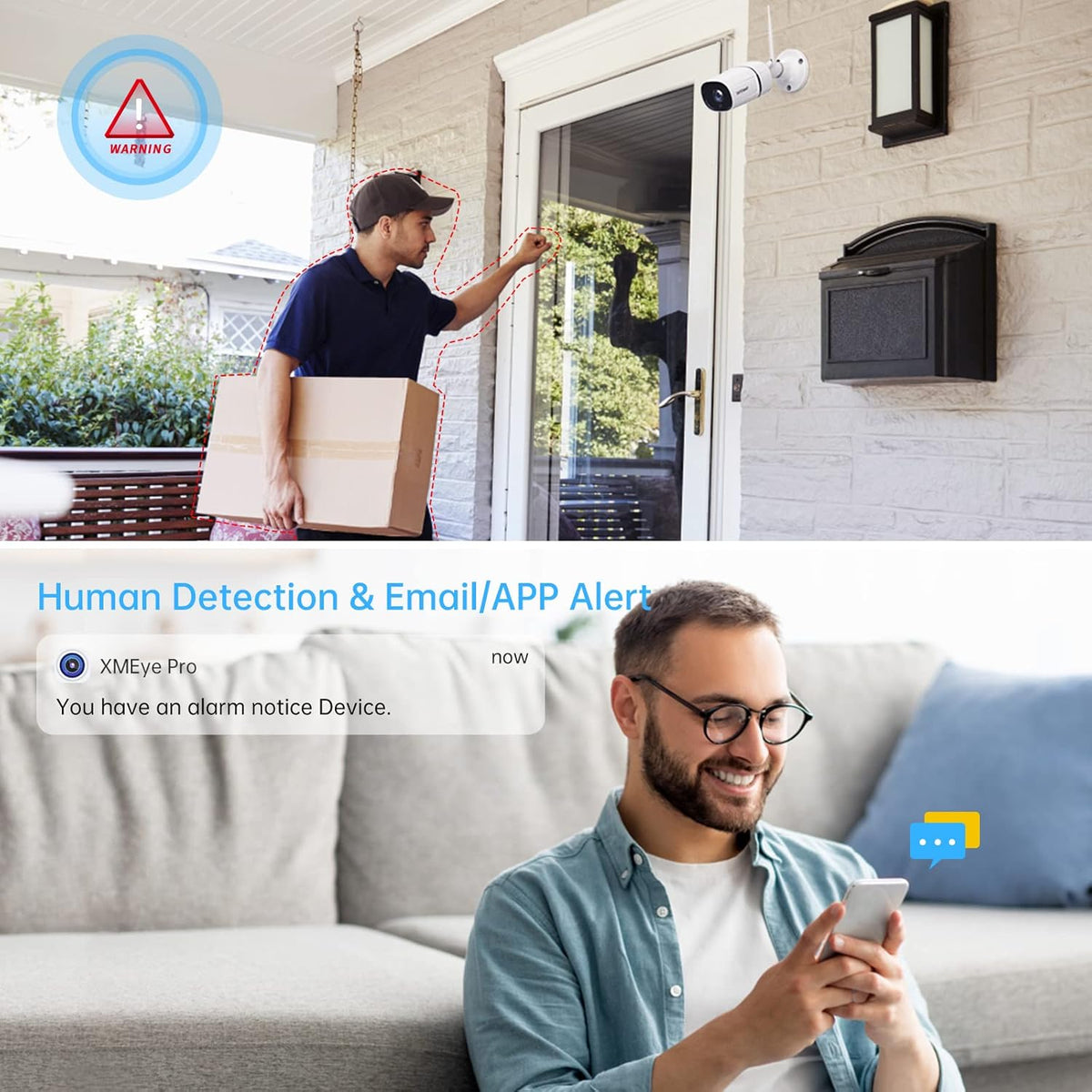 1080P 8 Channel Wireless Security Camera System with 1TB Hard Drive Y333315