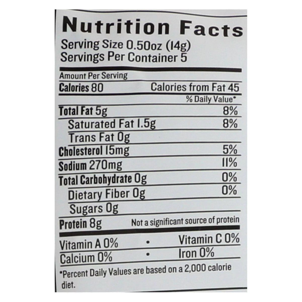 Sea Salt and Pepper Pork Rinds, Case of 12, 2.5 oz. W6480
