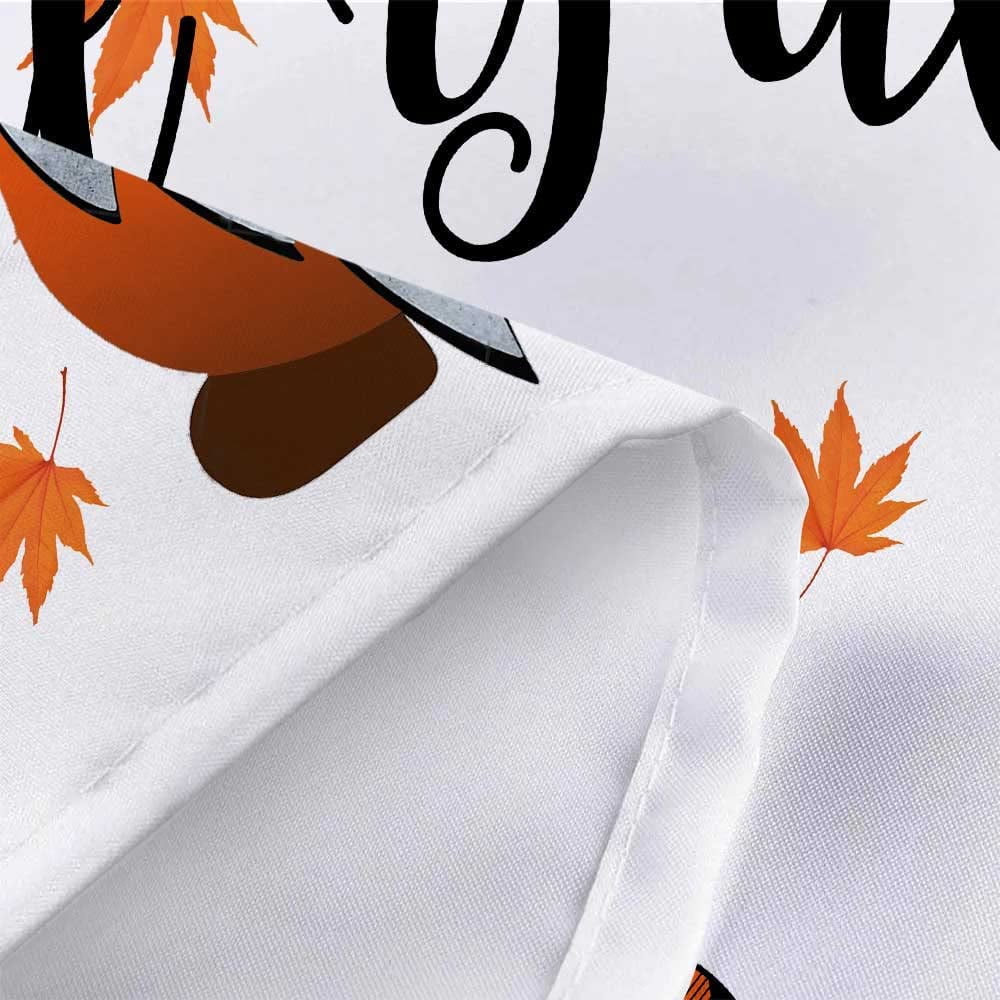 Fall Gnomes Fabric Shower Curtain Set with Hooks 72X72" X69595