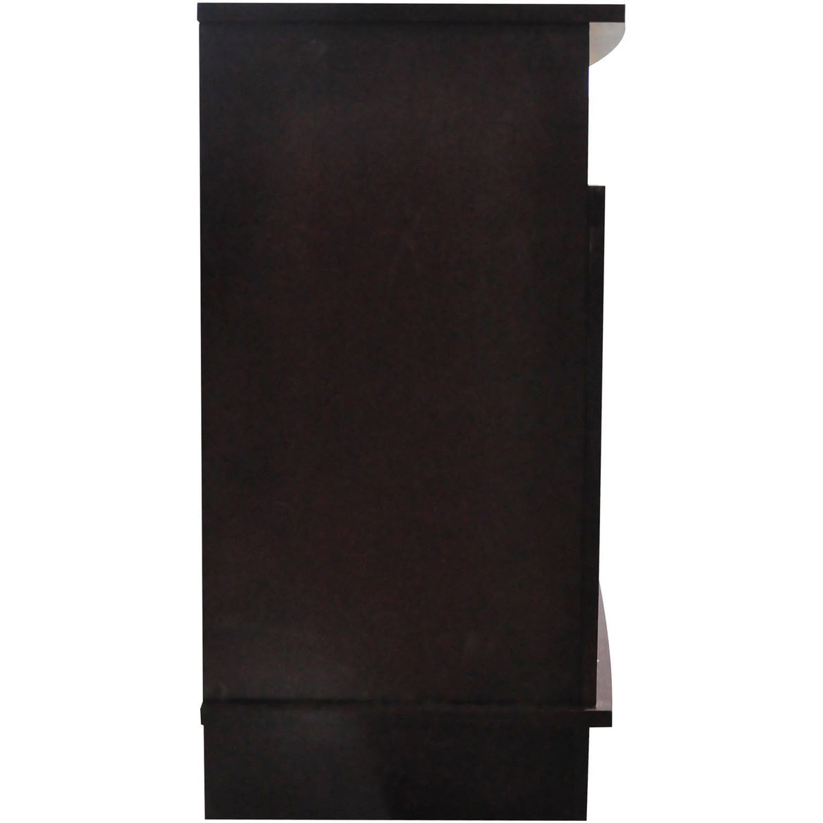 Mahogany Fireplace Mantel with Electronic Fireplace Insert N78429