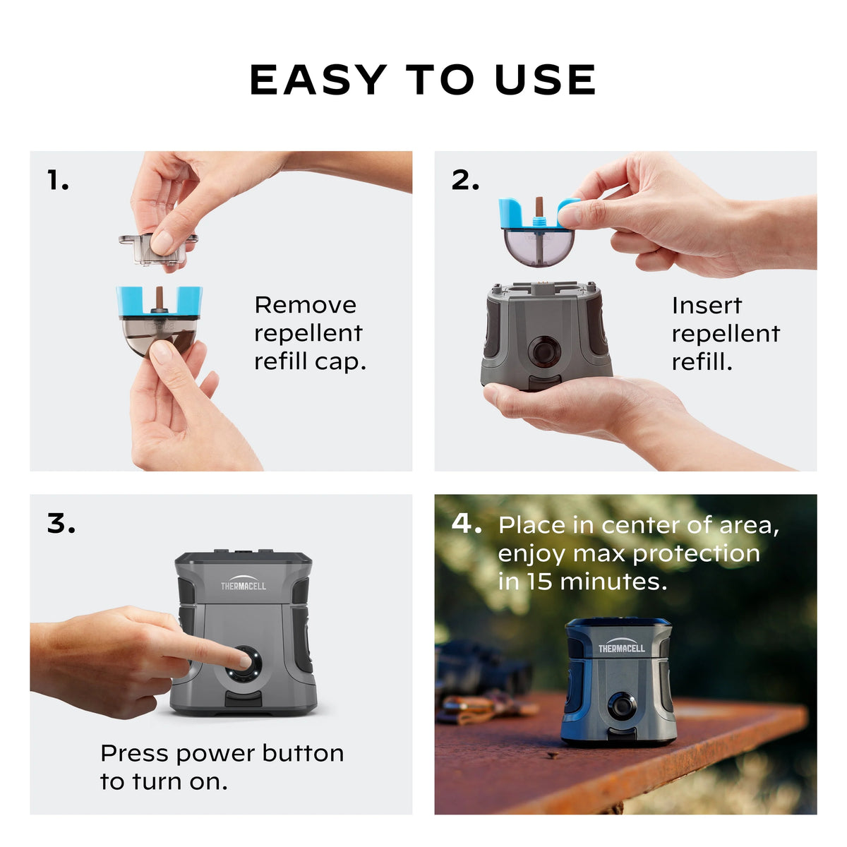 Rechargeable Mosquito Repellent L406
