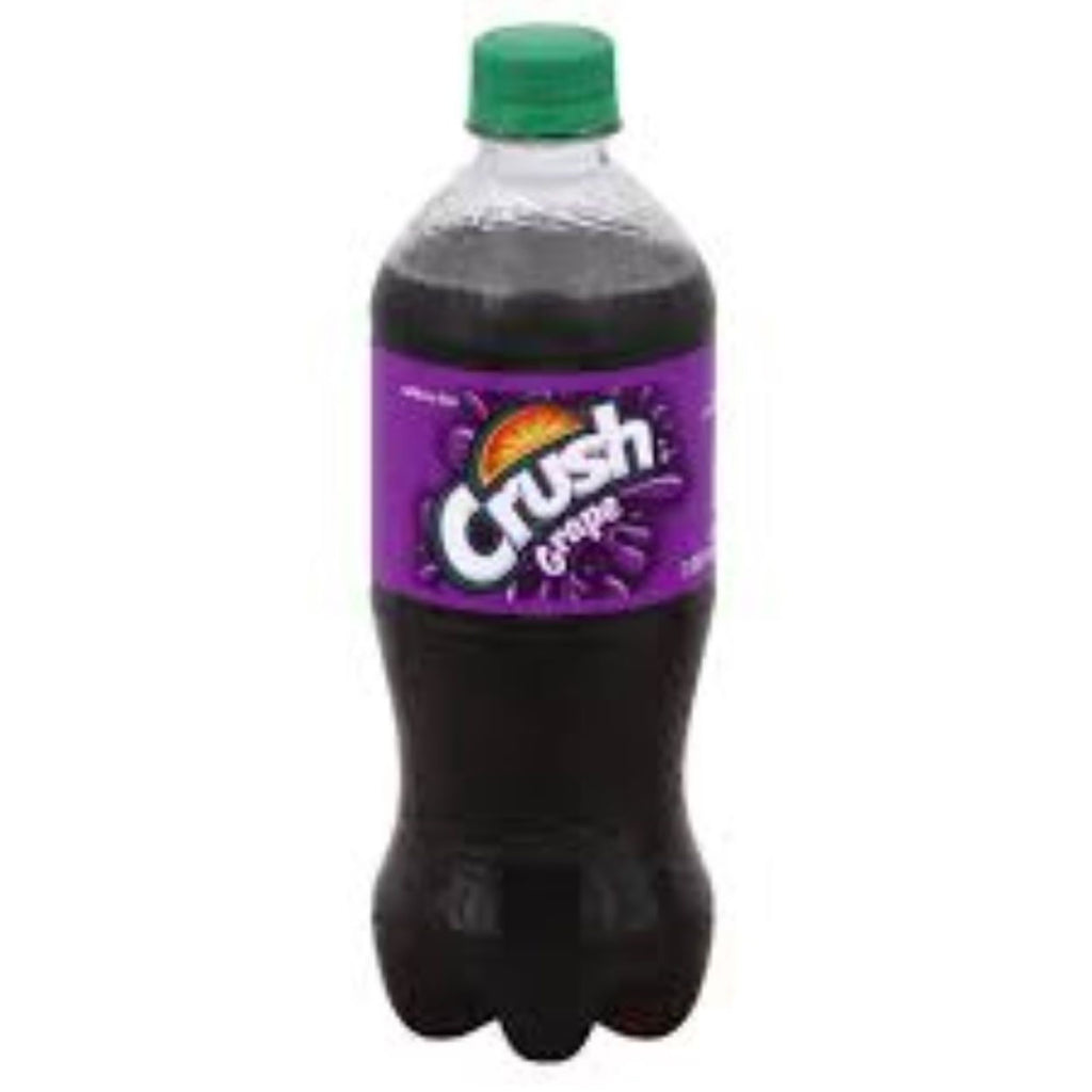 Crush Grape Soda 20oz Bottles, Quantity of 12 Y5751