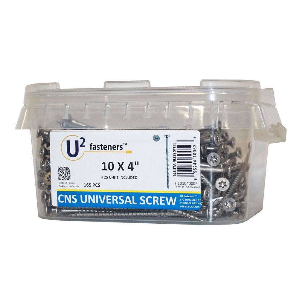 #10 x 4x22 Stainless Steel Universal Screws R789
