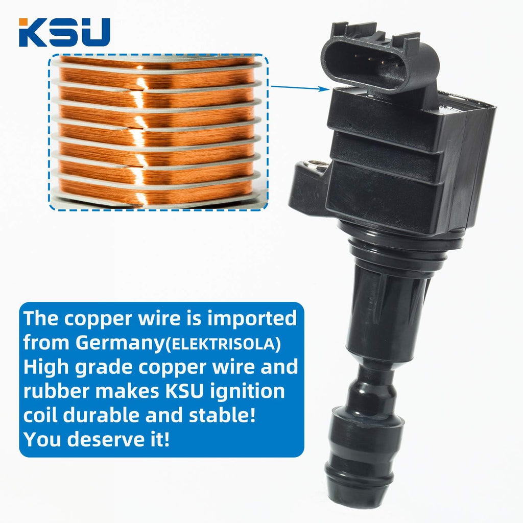 Ignition Coil Pack for 2.4L 2.2L 2.0L UF491 (4Pack) V856518