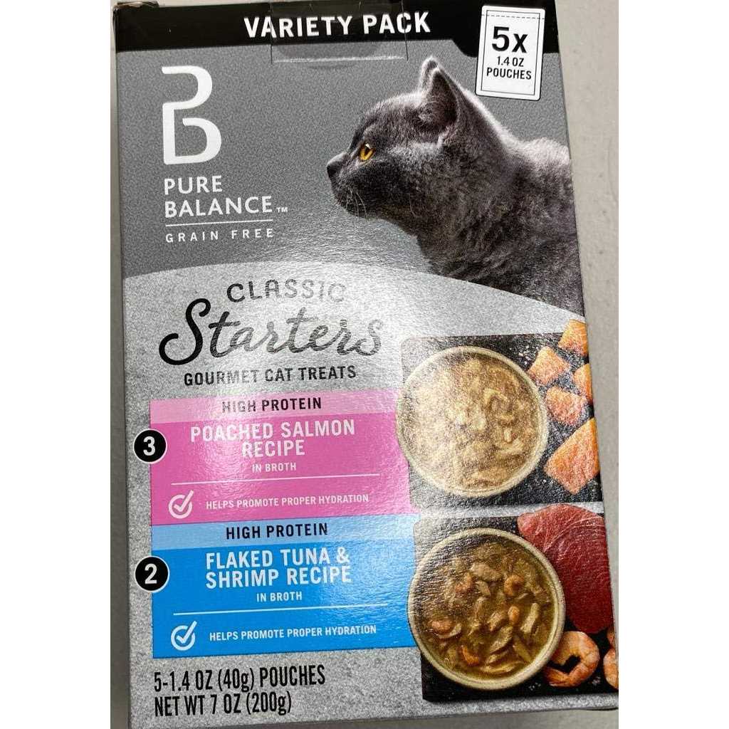 Salmon Tuna & Shrimp Recipe Cat Treats P137159