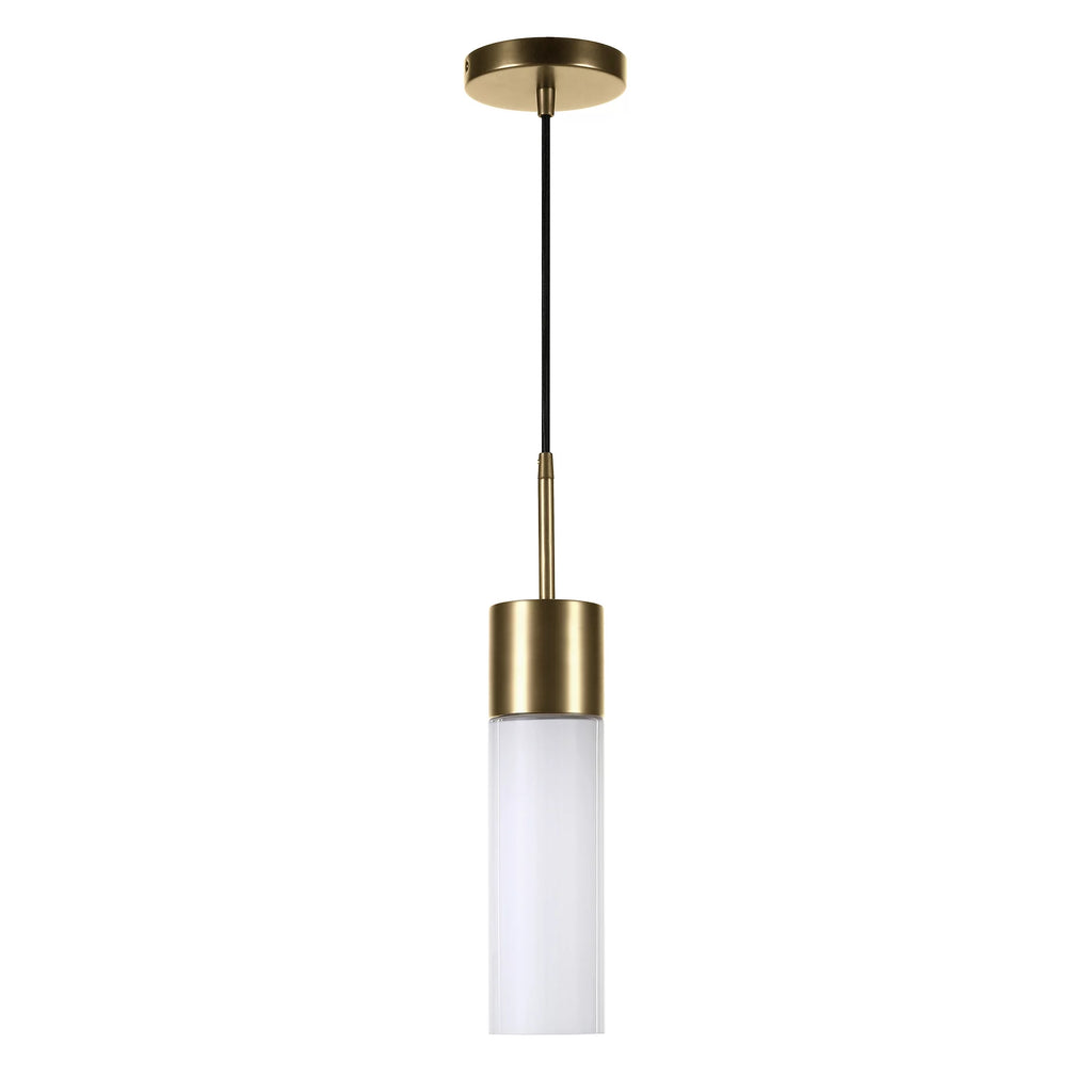 1-Light Pendant with Milk White Glass Shade E442169