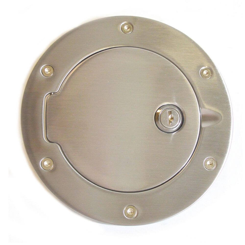 Race Billet Fuel Door with Brushed Locking X5504