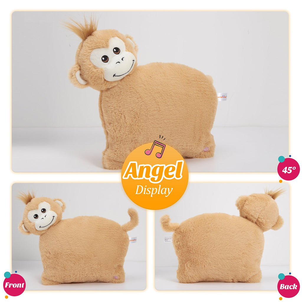 12'' Musical LED Monkey Stuffed Animal Plush Toy N514
