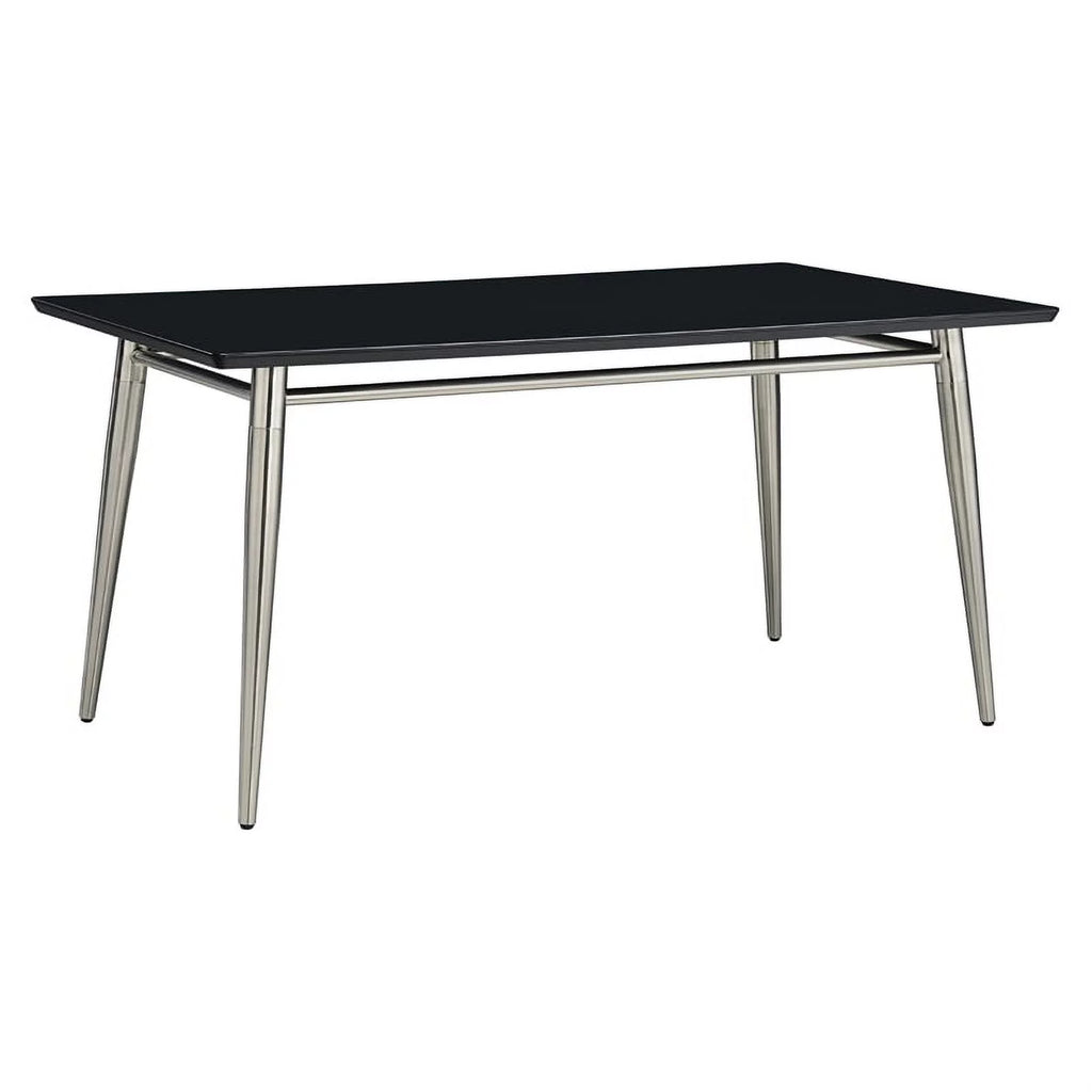 Rectangle Coffee Table with Engineered Wood Black Top B1716
