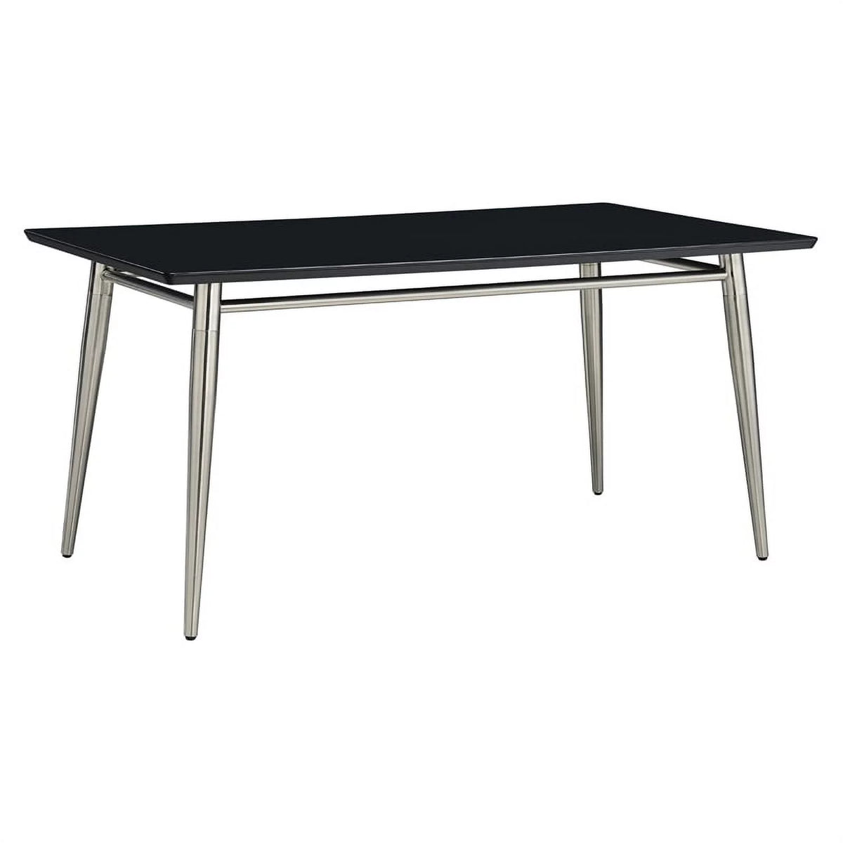 Rectangle Coffee Table with Engineered Wood Black Top B1716